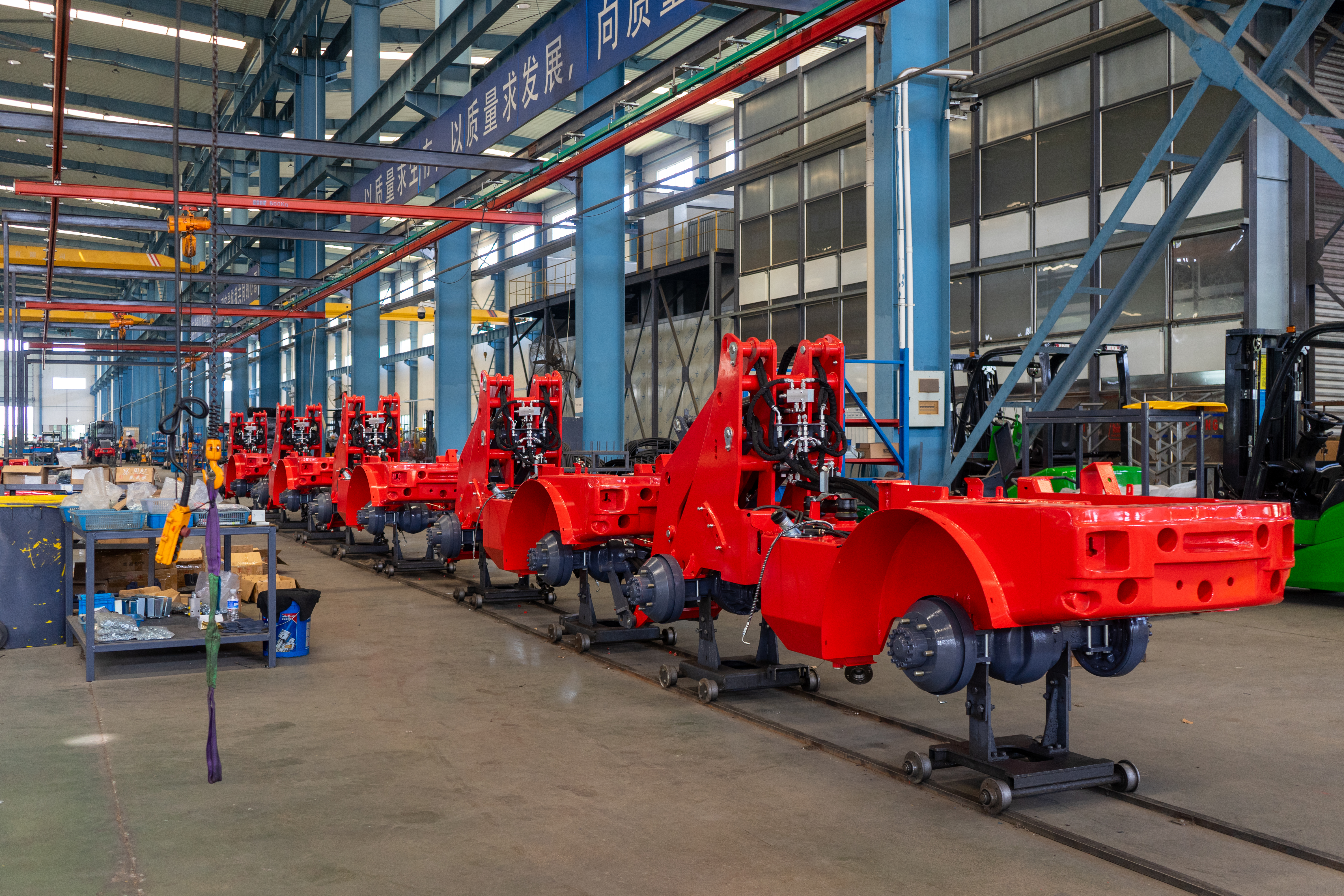 Wheel loader production workshop Wheel loader production workshop