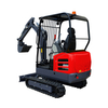 CE EURO5 Earth Moving Equipment Full Hydraulic Micro Digger 2ton Compact Excavator