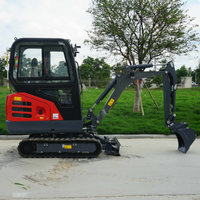 CE Certificate Small Earth Digger Machine Backhoe Mini Excavator 