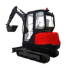 Hydraulic Crawler Excavator 3 Ton Digger With Enclosed Cabin