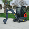 China Factory Supply 2t Mini Excavator with Cabin for Agriculture