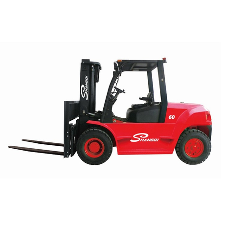 CPCD60 imported diesel engine forklifts for material convey 6 ton diesel Forklift With Optional Mast