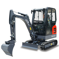 1.8 Ton Excavator with Swing Boom And Extendable Tracks