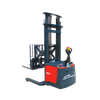 High Efficiency Extended Reach Forklift Truck 2 Ton Electric Reach Stacker Forklift with Forks Tilting