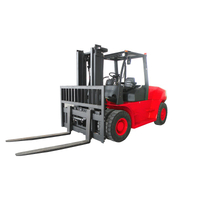 CPCD70（diesel Forklift + Double Front Wheel + Lifting Weight：7.0 Ton + Optional Mast+1.22m fork）