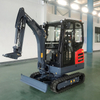 Hot Sale 2T Mini Excavator With Enclosed Cabin for Ditching