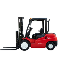 3.5ton Automatic transmission 4500mm lifting height diesel forklift with cabin