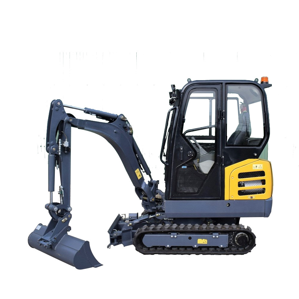 SQ18A mini excavator with enclosed cabin