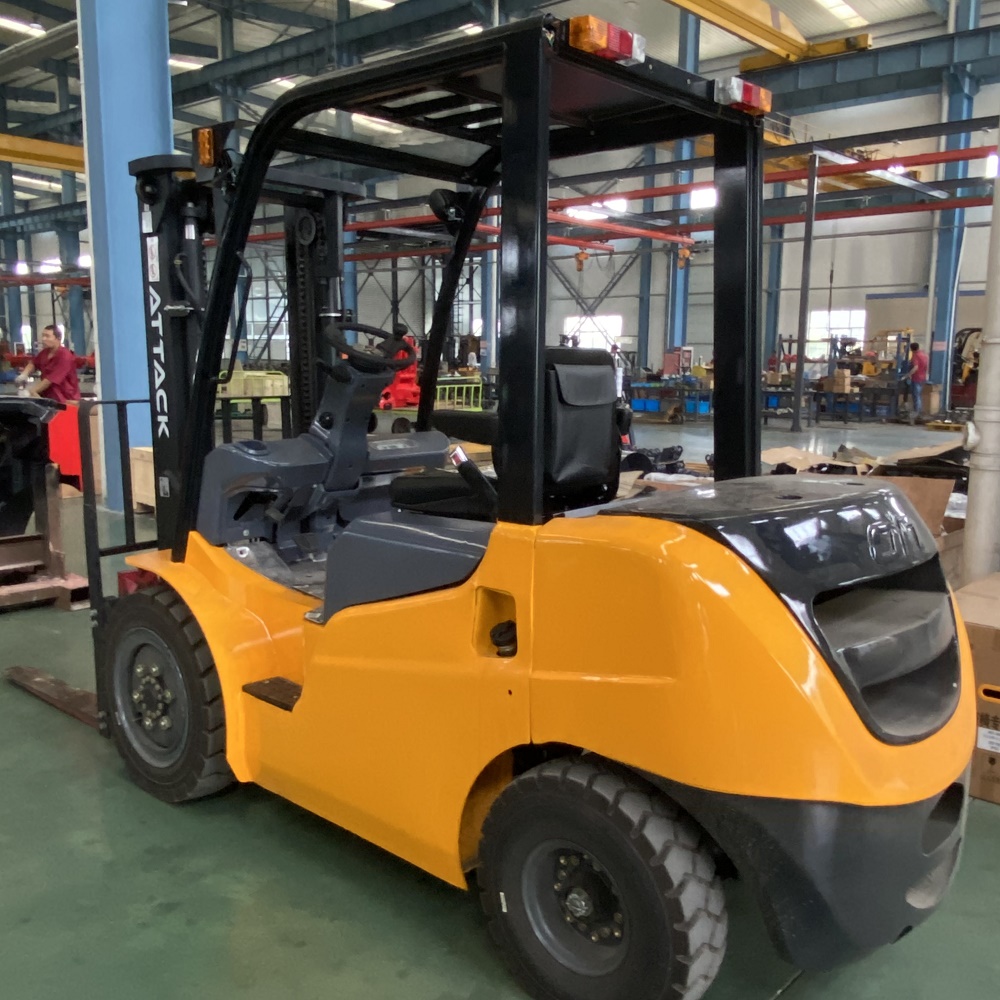 China 3ton Diesel Forklift for Container with Full Free Wide View Mast 4800mm Lifting Height