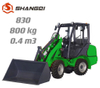 830 Wheel Loader (EPA certificated+lifting capacity 800kg +lifting Height 2.75m)