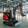 Hot Sale 2T Mini Excavator With Enclosed Cabin for Ditching