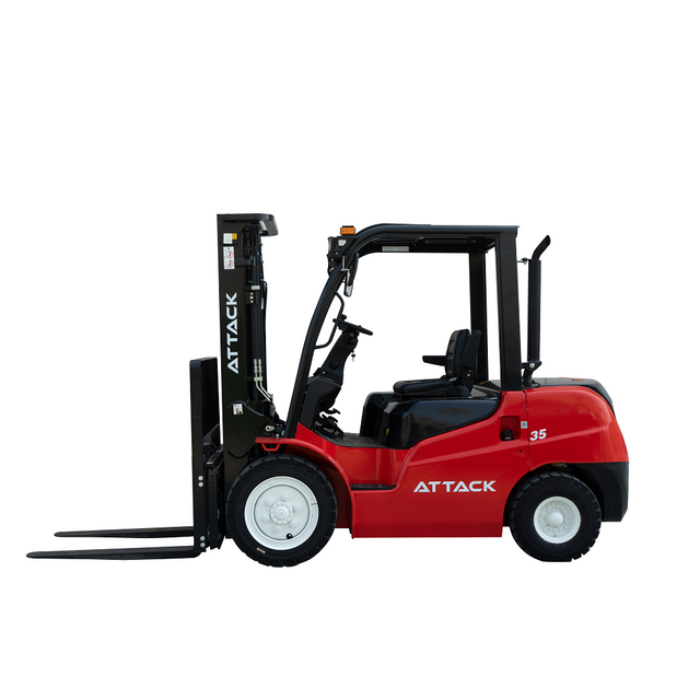 China Forklift Truck 2.5T Diesel Forklift 2.5ton 2500kg Diesel Forklift Truck Triplex Mast Chinese Engine