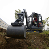 Earth Moving Machinery 1.8t 2 Ton Digger Small Bagger Compact Hydraulic Crawler Excavator