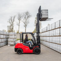 2500kg Diesel Fork Lifter Forklift with Ttriplex Free Mast 6m