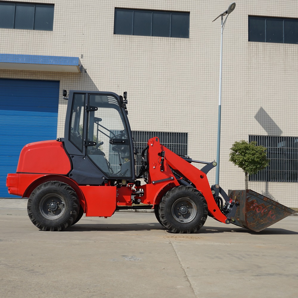 Earth-Moving Small Agricultural Machinery Gear Drive 1 Ton Wheel Loader 