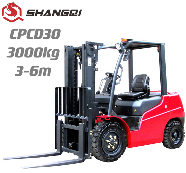 CPCD30（diesel Forklift + Lifting Weight：3.0 Ton + Optional Mast）