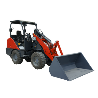 820 Hydrostatic System Mini Radlader Small Front End Wheel Loader With Overhead Guard