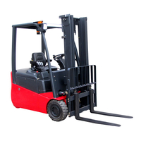 Three Wheel Electric Forklift for Construction Works