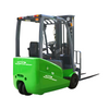 1 6 Ton 3 wheels Lithium batteries electric forklift with 3 stage 3-6m full free mast