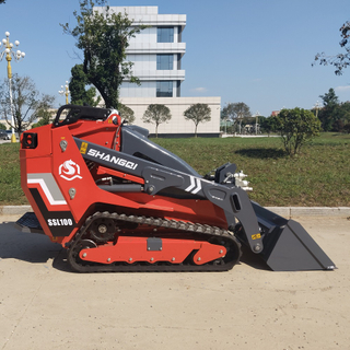 Factory Direct Sale New Small Track Loader Kubota Engine Skid Steer Loader with Standard Bucket